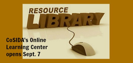 CoSIDA Resource Library opens September 7